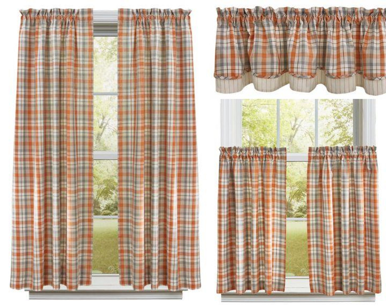 Apricot & Stone Curtain Collection