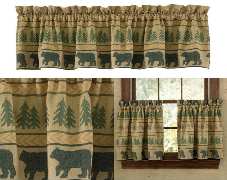 Bear Tracks Curtain Collection