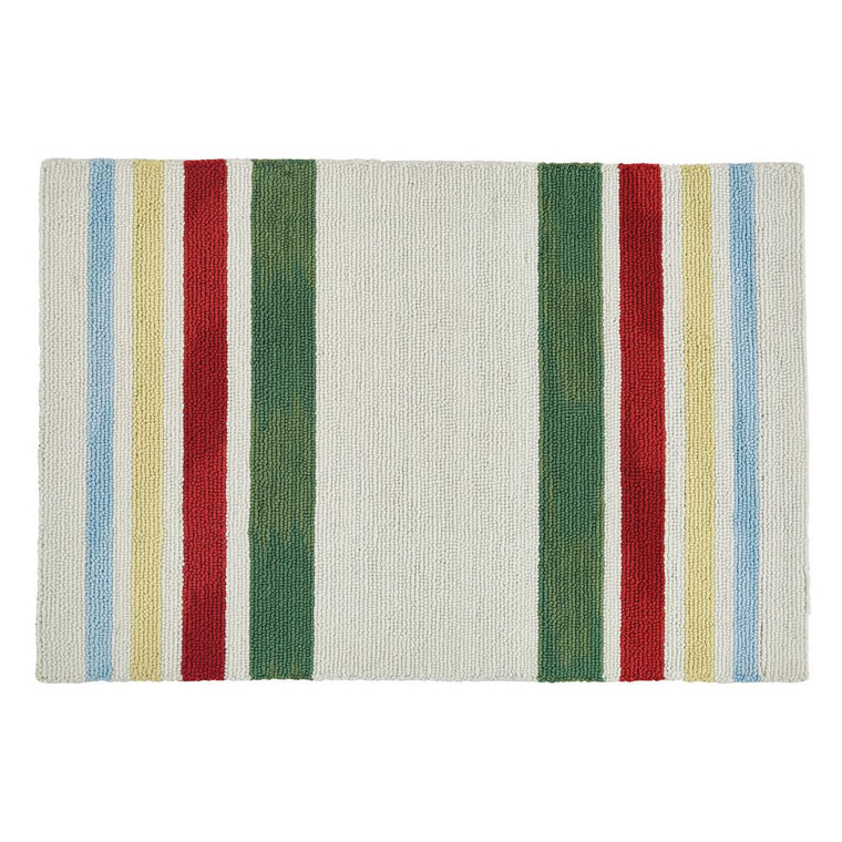 Camp Stripe Hooked Rugs