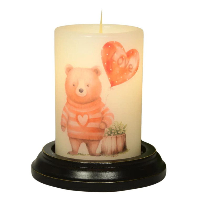 Candle Sleeve - Barry Cute Valentine Vanilla
