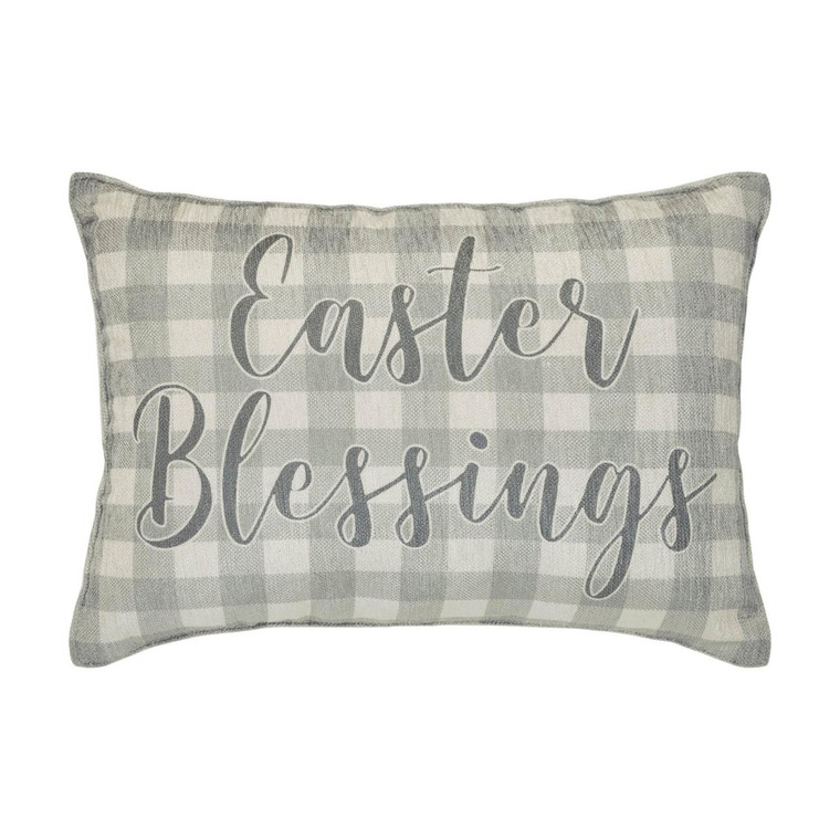 Celebrate Grace Easter Blessings Pillow - 13x9