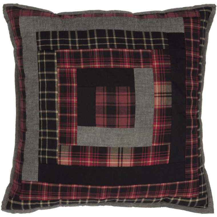 Cumberland by VHC Patchwork Pillow - 18x18