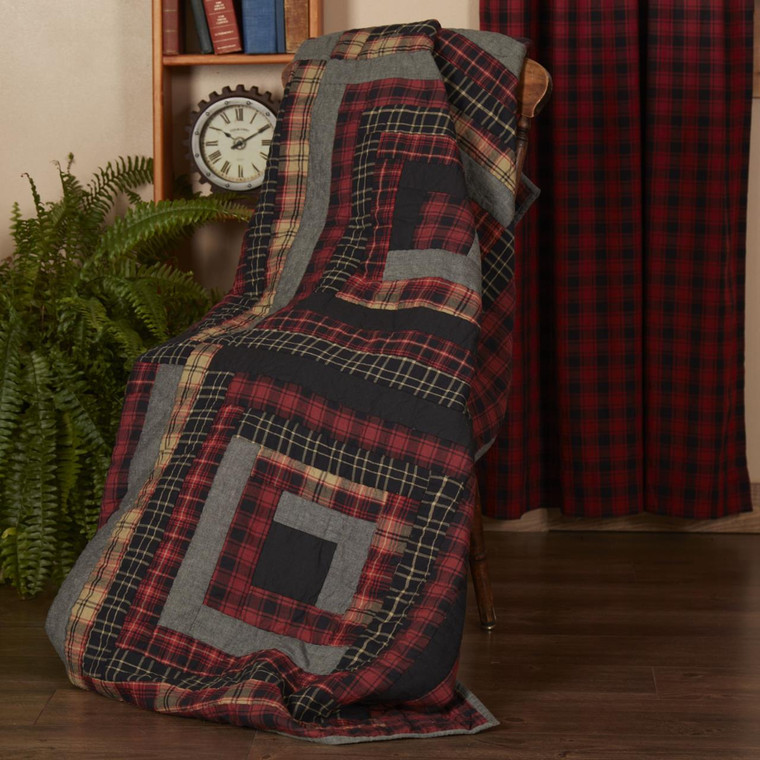 Cumberland by VHC Quilted Throw - 55x70