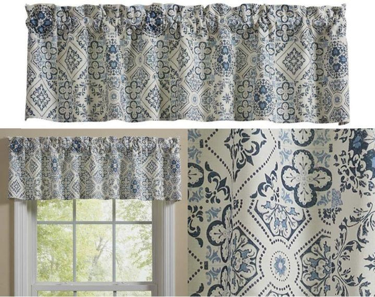 Delft Tile Curtain Collection