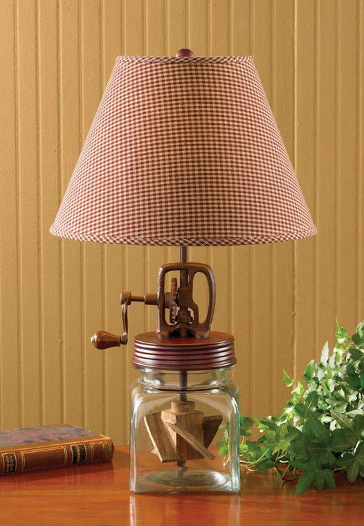 Farmhouse Butter Churn Lamp