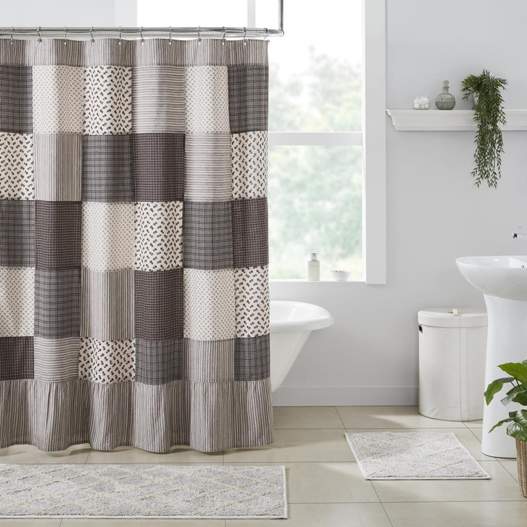 Florette Shower Curtain - Patchwork