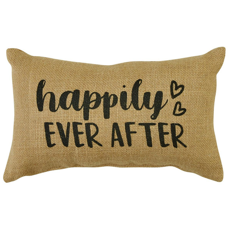 Happily Ever After Sentiment Pillow - 7x12
