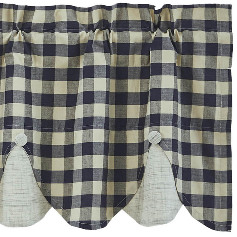 My Country Lined Layered Valance - 60x18