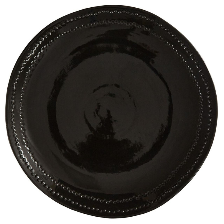 Peyton Black Dinner Plates - Set of 4