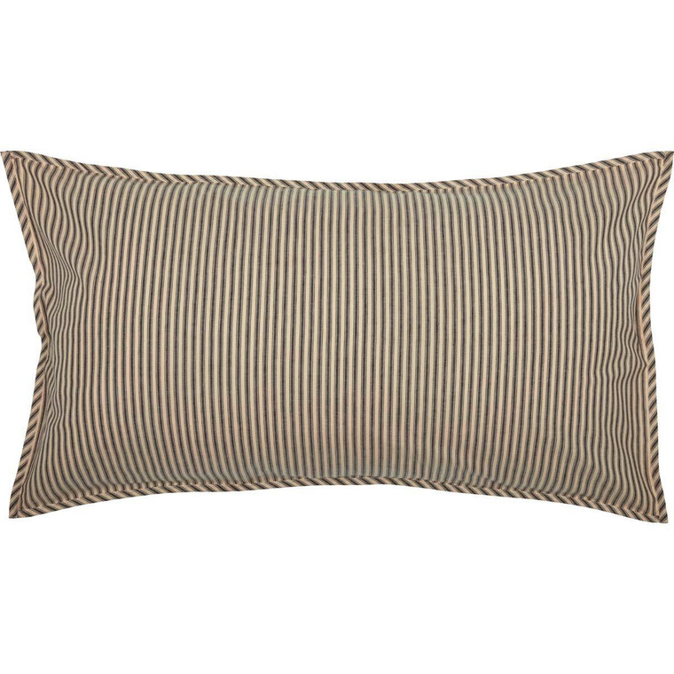 Sawyer Mill Charcoal Ticking Stripe Sham - King