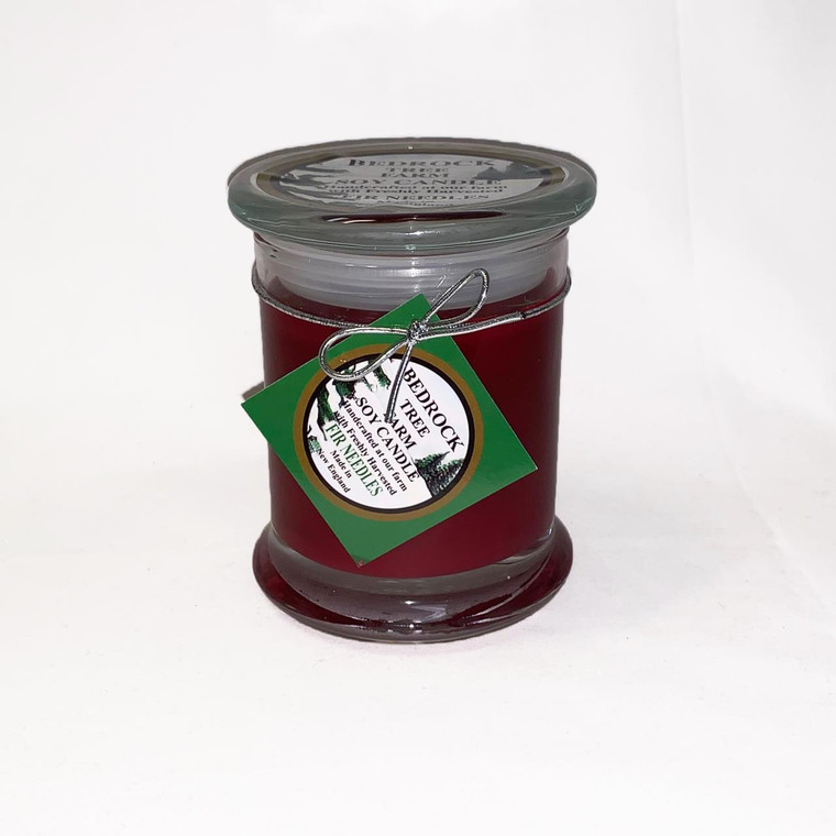 Soy Candle - 12 oz. Fir Needle Burgundy