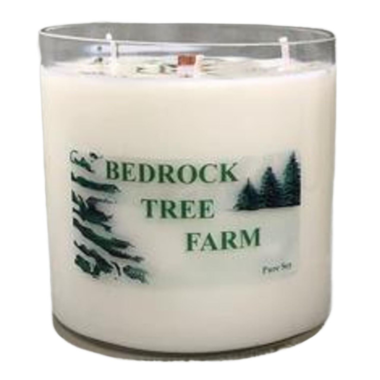 Soy Candle Vase - 32 oz. Burgundy