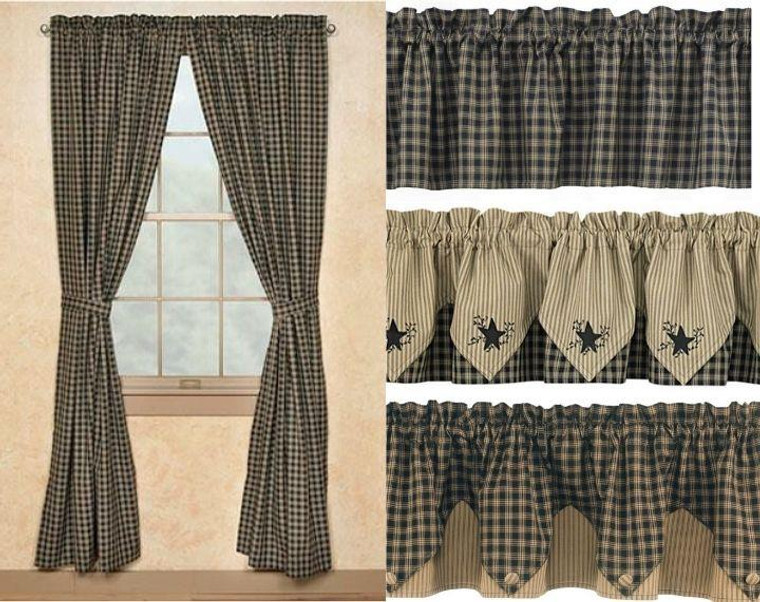 Sturbridge Black Curtain Collection