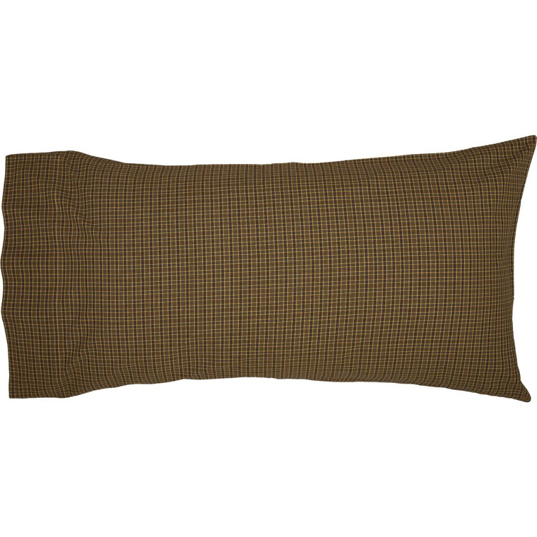 Tea Cabin Green Plaid Pillowcases - King Set of 2