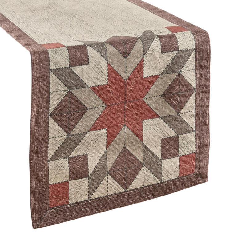 Weathered Barnboard Table Runner - 13x54