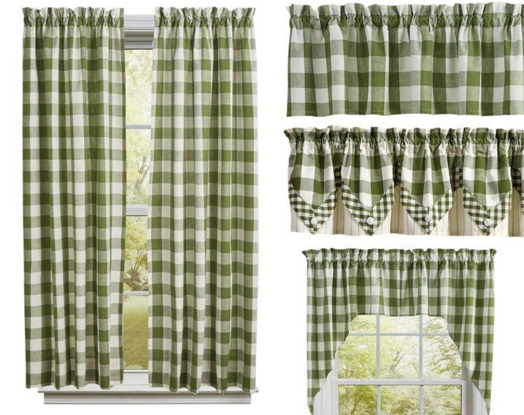 Wicklow Check Sage Curtain Collection
