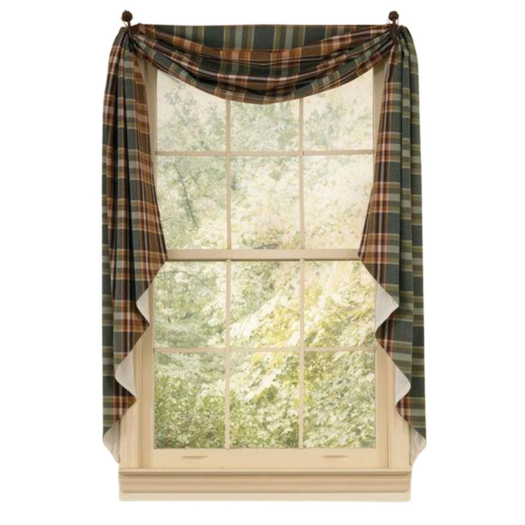 Wood River Fishtail Swag - 145x25