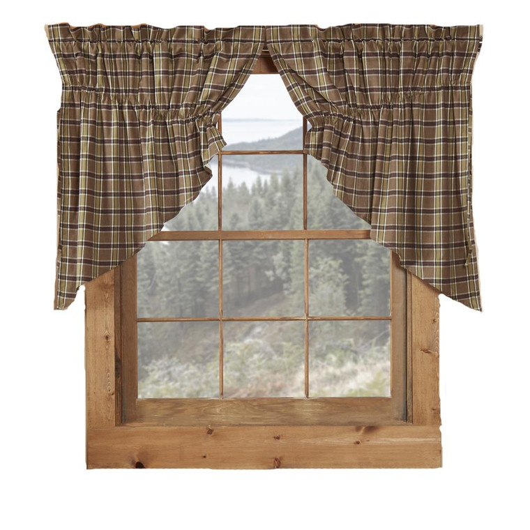 Wyatt Prairie Gathered Curtains - 72x36